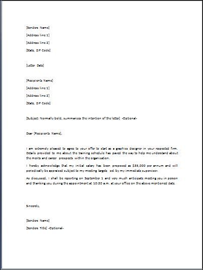 a job offer letter is one such document that is used to sample employee incident report letter