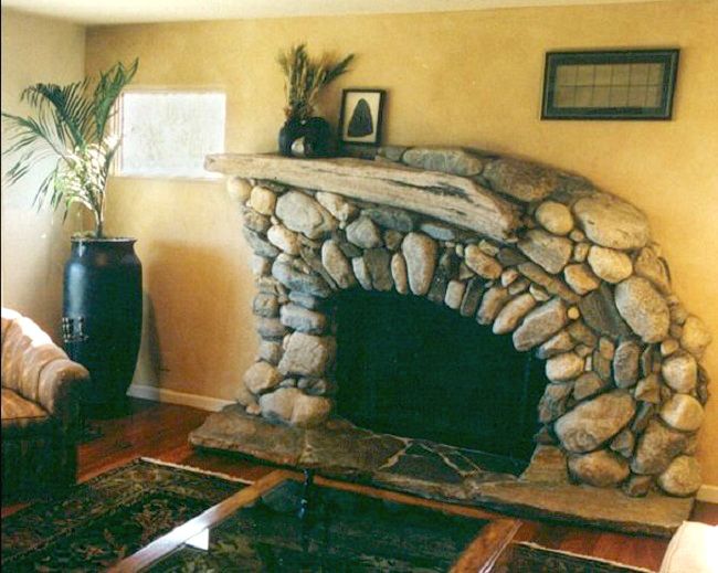 Best 25+ Rock fireplaces ideas on Pinterest | Stone fireplace mantel Stone fireplace decor and Country fireplace