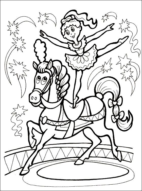 Color by Number Clown coloring page for kids, education