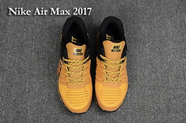 Elegant Shape Nike Air Max 2017 KPU Black Gold Men's Running Elegant Shape Nike Air Max 2017 KPU Black Gold Men's Running
