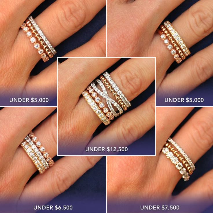 551 Best Wedding Stuff Images On Pinterest Engagements Engagement Stacking Bands Heartsonfire Stacked Wedding Bandsstackable