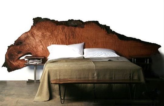 Raw Wood Bedroom Furniture Design Ideas 4 Live Edge Objects Bedroom Wood Headboard Furniture