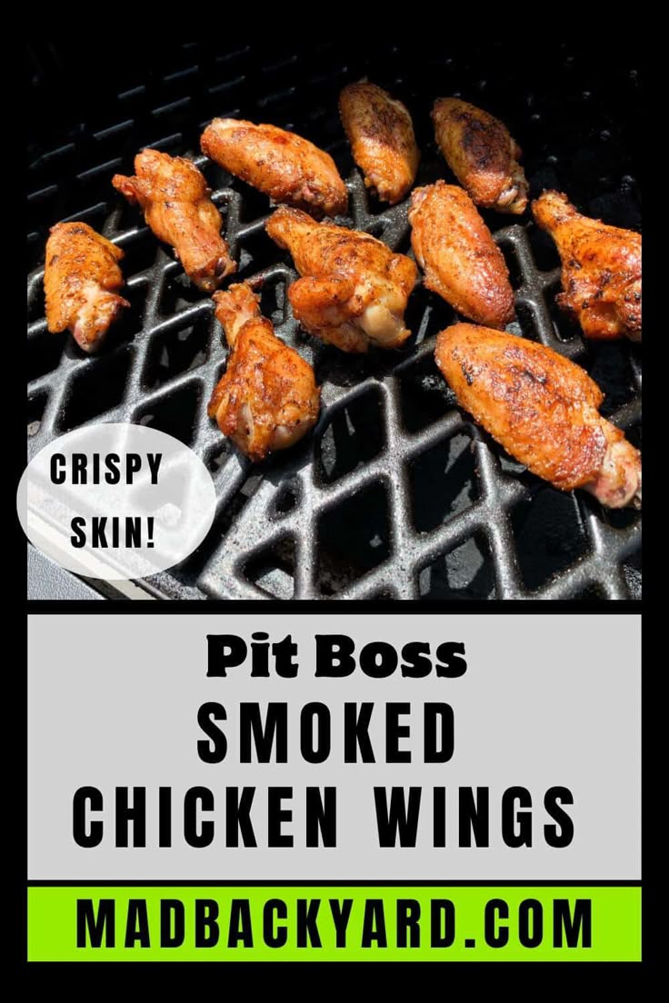 Pit Boss Smoked Crispy Chicken Wings In 2024 Smoked Chicken Wings how-to-get-crispy-chicken-skin-on-your-pellet-grill-grilled-chicken
