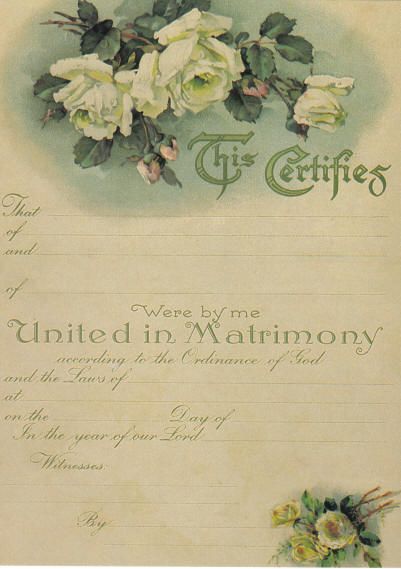 13 best Vintage Wedding Certificates images on Pinterest Wedding - wedding certificate template 13 best Vintage Wedding Certificates images on Pinterest Wedding - wedding certificate template