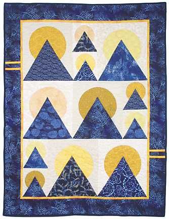 mountain quilt block pattern moon over mountain quilt pattern