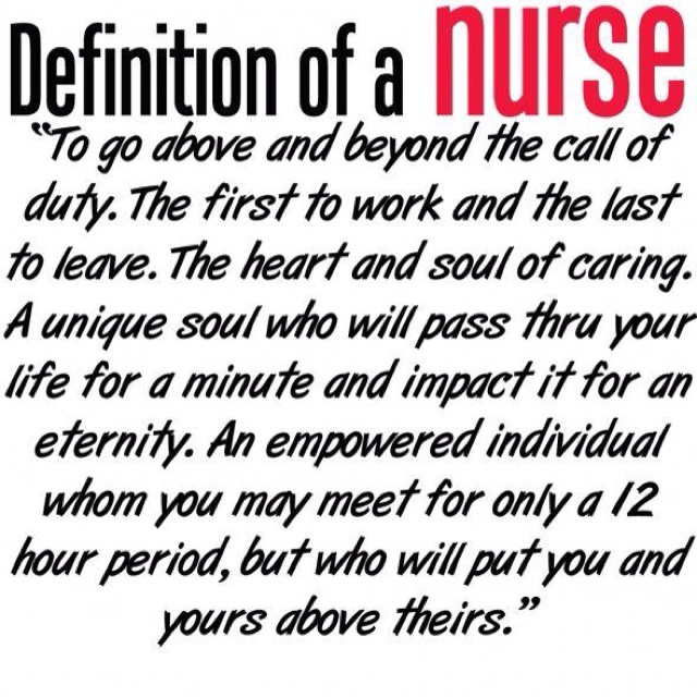 why you want to be a nurse