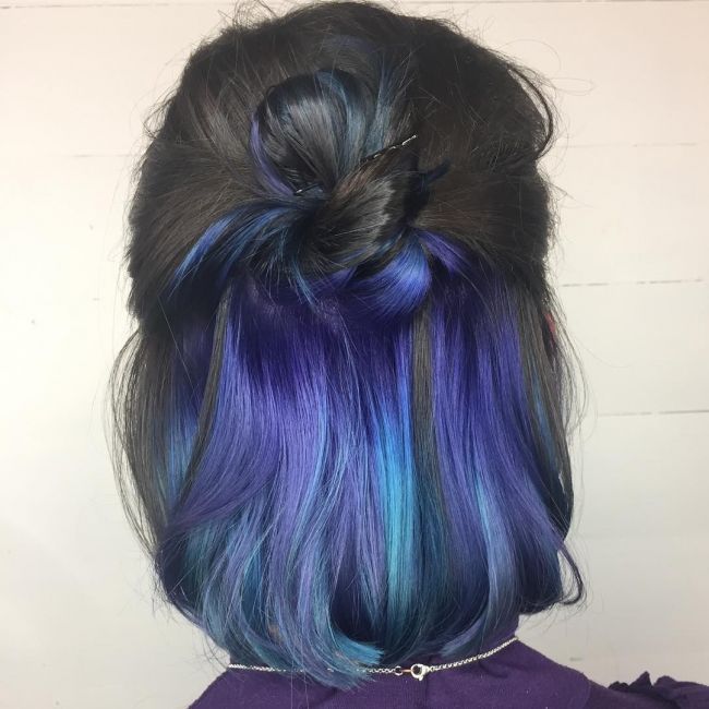 Pin By Jenn On Color Hidden Hair Color Hair Color Streaks