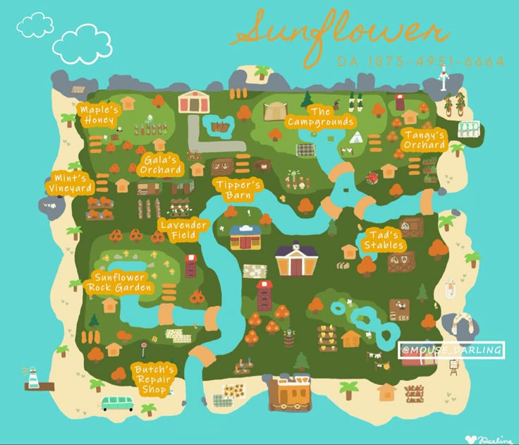 ACNH Commission Sunflower Map acnh-commission-sunflower-map