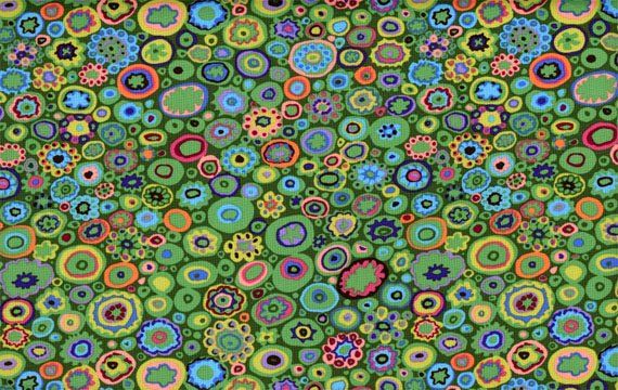 Cotton Quilting Fabrics 1//2 Yard Kaffe Fassett Paperweight Algae