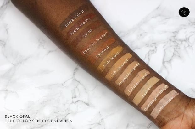 Black Opal True Color Creme Stick Foundation Review On Dark Skin With