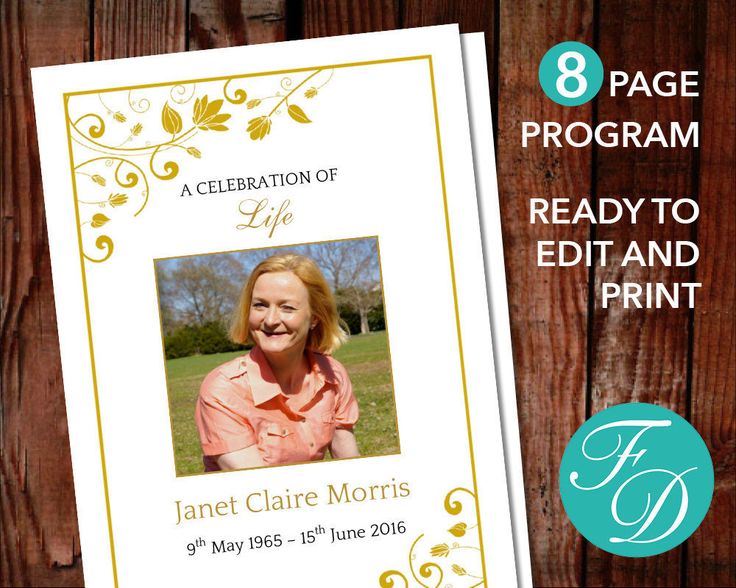 197 best 8 Page Funeral Program Templates images on Pinterest - memorial card template 197 best 8 Page Funeral Program Templates images on Pinterest - memorial card template