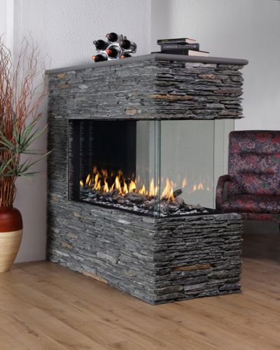 double sided gas log fireplace double sided gas log fireplace