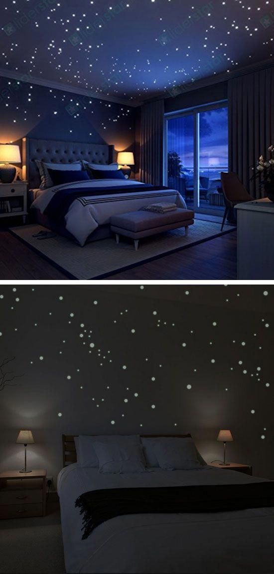 Glow In The Dark Stars Wall Stickers Easy Art Ideas For Glow In The Dark Stars Wall Stickers Easy Art Ideas For Living Room