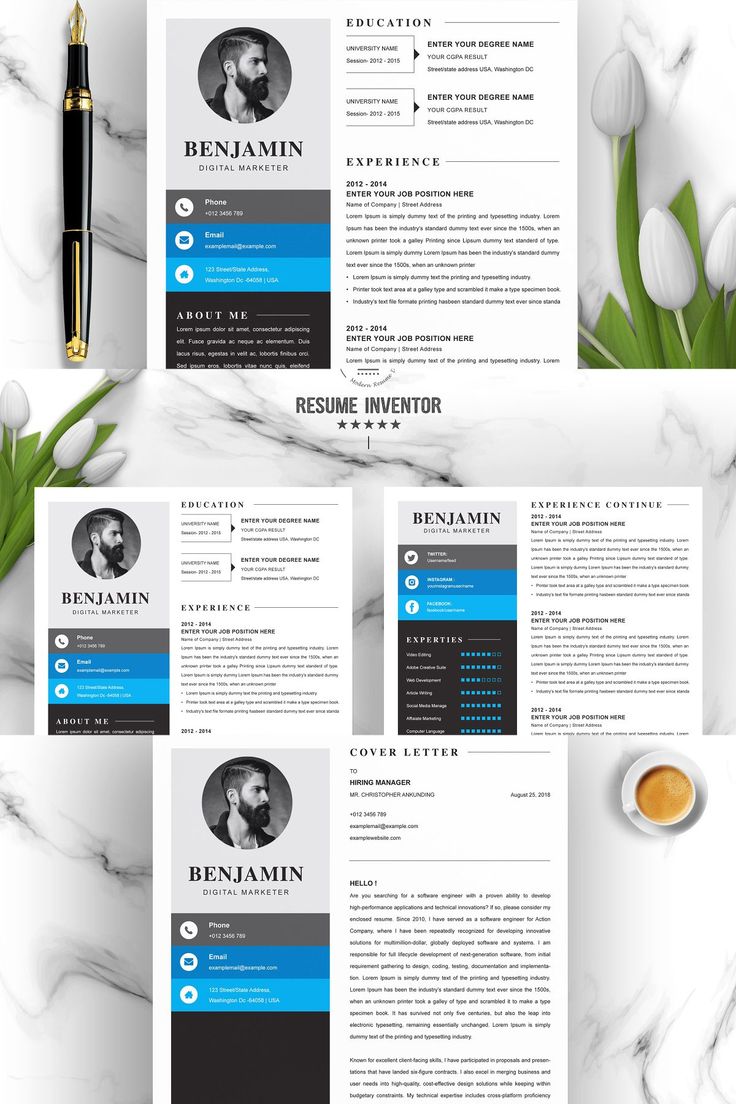 Modern Resume Template for Word - C5fb32e62cca5e7c30a4619cfa5a95e7