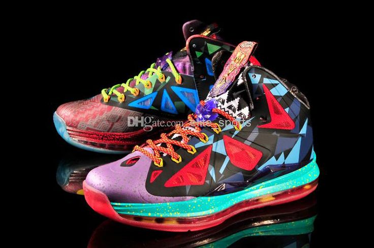 Hot Online Nike LeBron 10s EXT Red Suede Black Red 607078 600