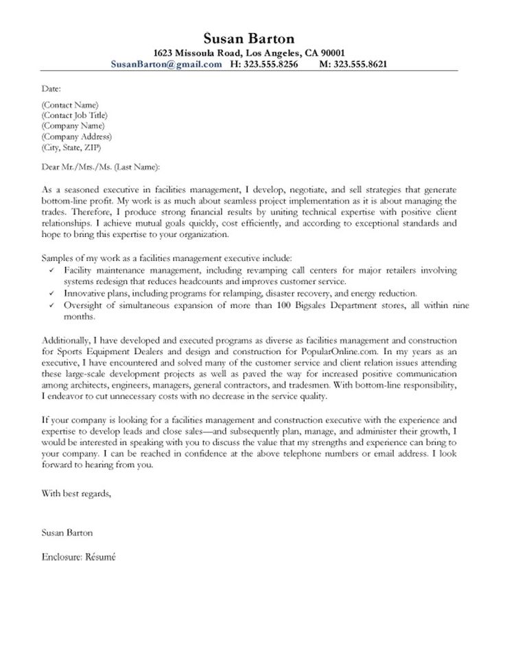 exceptional cover letters