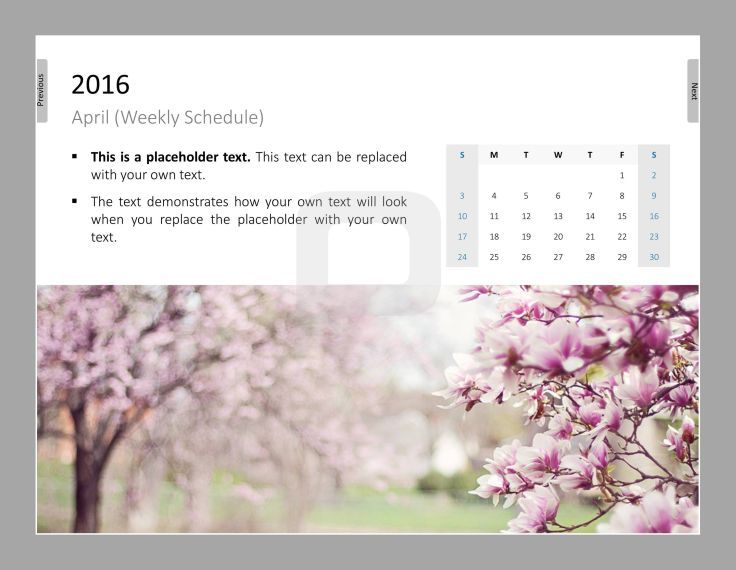 Calendars In Powerpoint