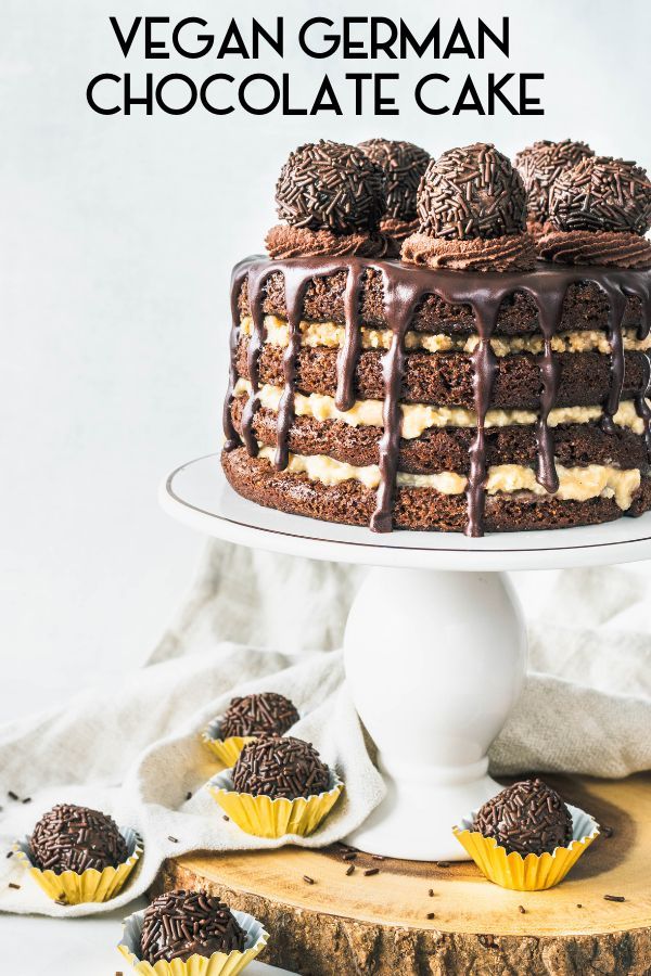 Vegan German Chocolate Cake Vegan German Chocolate Cake