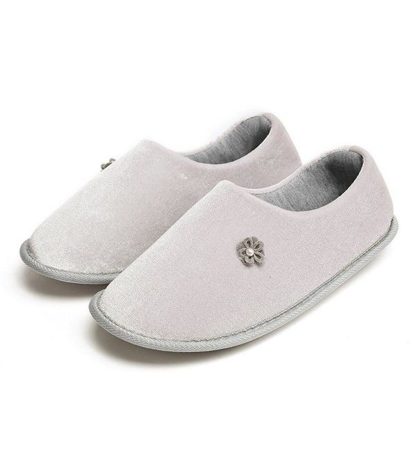 Dailybella Womens Memory Foam Slippers Autumn Winter Anti Skid Indoor//Outdoor House Shoes