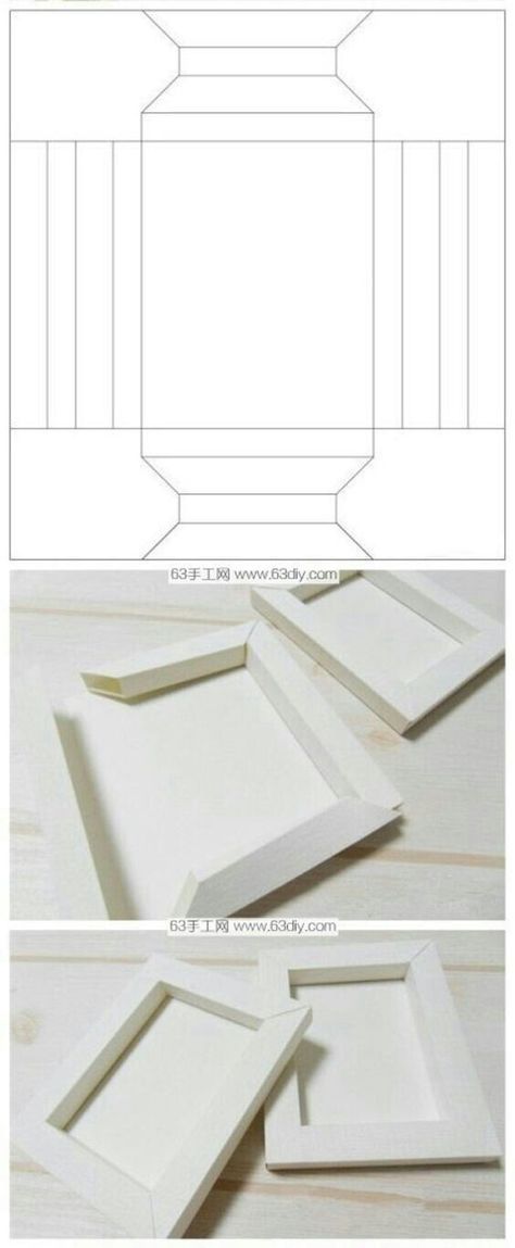 How to Make the Cardboard Picture Frame Cardboard picture frames, Diy photo fram