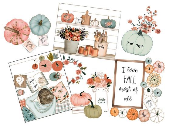 fall clipart fall planner clipart planner clipart planner etsy clip art planner girl birthday clipart