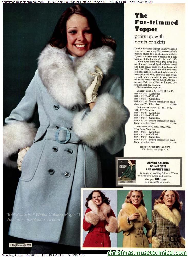 1974 Sears Fall Winter Catalog, Page 116 Christmas Catalogs & Holiday 1974 Sears Fall Winter Catalog, Page 116 Christmas Catalogs & Holiday