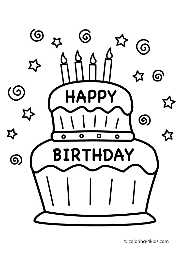 20 best birthday coloring pages images on pinterest | coloring ... - Printable Birthday Coloring Pages 20 best birthday coloring pages images on pinterest | coloring ... - Printable Birthday Coloring Pages