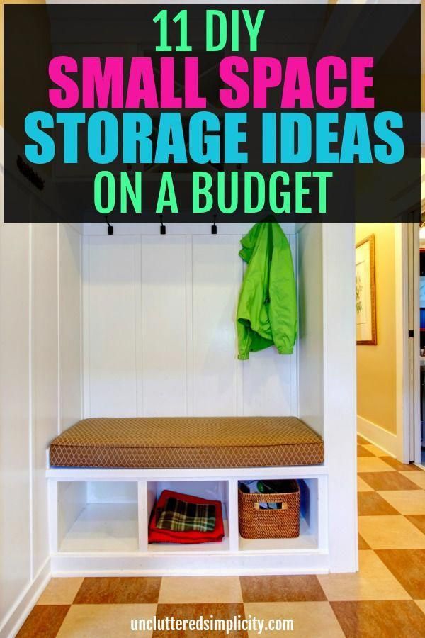 Storage Ideas For Small Spaces 11 Tips To Organize A Home Declutter Space Diy Storage Ideas For Small Spaces 11 Tips, Storage Ideas For Small Spaces On A Budget
