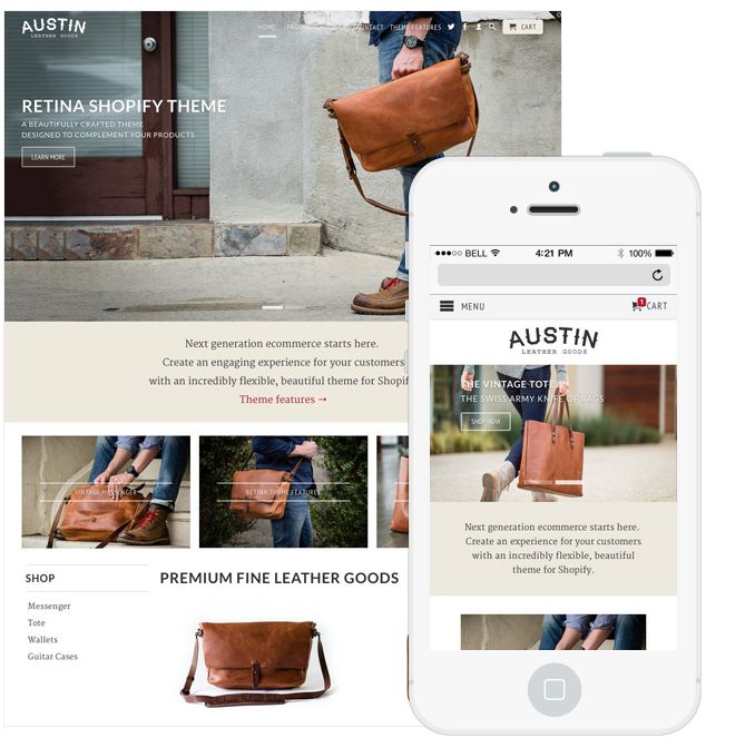 shopify website templates