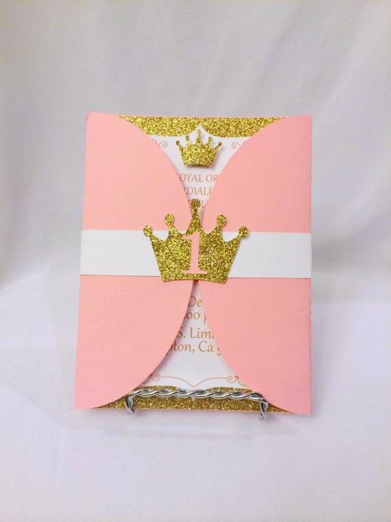 princess themed invitations