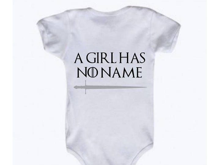 6-9 Months Game Of Thrones Stark Baby Vest Grow Funny Bodysuit Top Size Boys Girls Gift