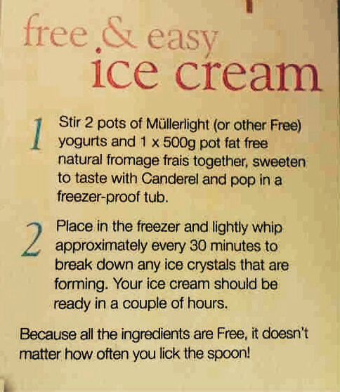 Canderel weight loss