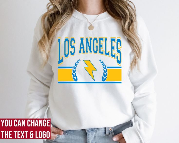 Los Angeles Football Sweatshirt Los Angeles Football Shirt Vintage