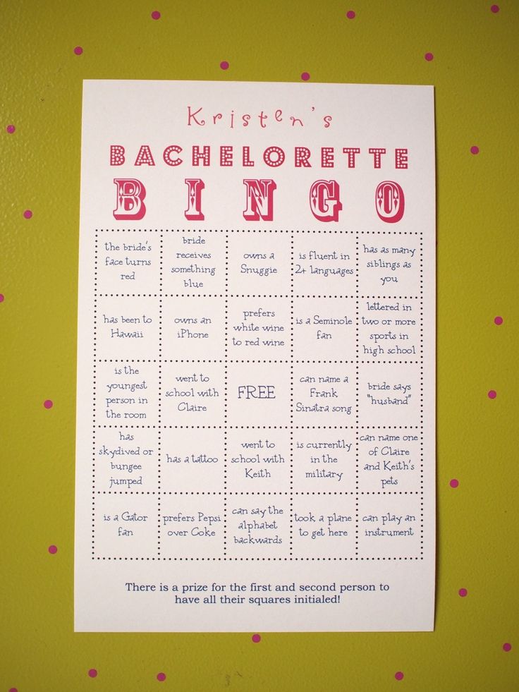 40 Best Stag And Hen Ideas Images On Pinterest Hens Items Similar To Bachelorette Party Bingo Customized Super Fun On Etsy