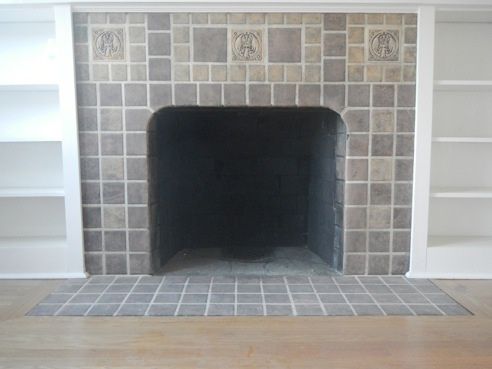 Hamilton Tile Fireplace Surround C 1926 In The Seattle Wa Area Hamilton Tile Fireplace Surround C 1926 In The Seattle Wa Area Overall Effect Here Is Simpler And Less De Not Batchelder