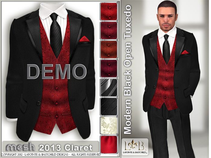 25 Best Tuxedos Images On Pinterest Black Tux Red Vest With Tie For Groomsmen