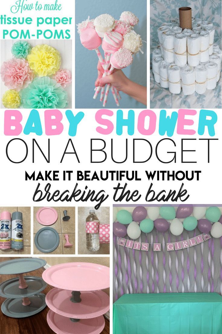 Baby Shower on a Budget. How to throw a beautiful party for little money!