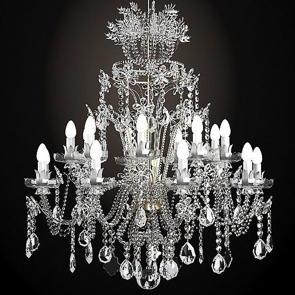 Crystal Chandelier Adele - 8 light chandelier with classic crystal. Crystal Chandelier Adele - 8 light chandelier with classic crystal.