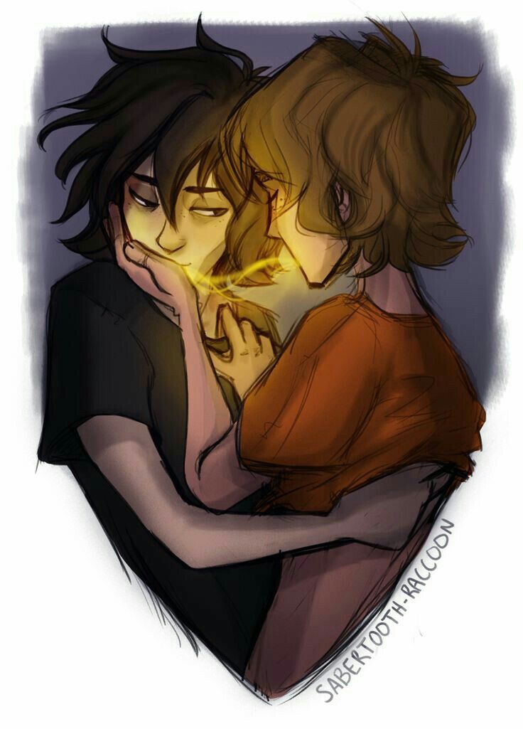 Solangelo sunlight kiss by sabertooth Solangelo, Percy jackson ships, Percy...