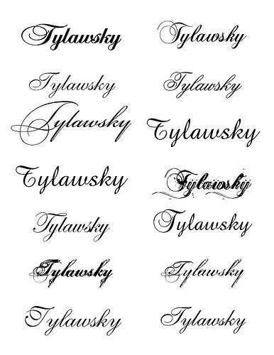 font styles for tattoos