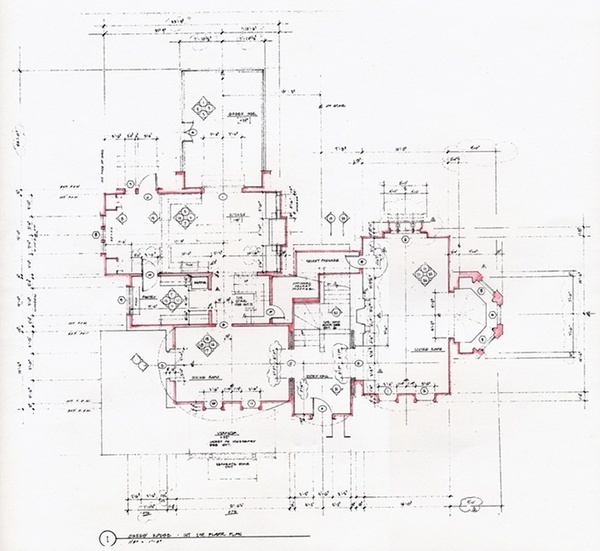 House plans from the movie Practical Magic. 