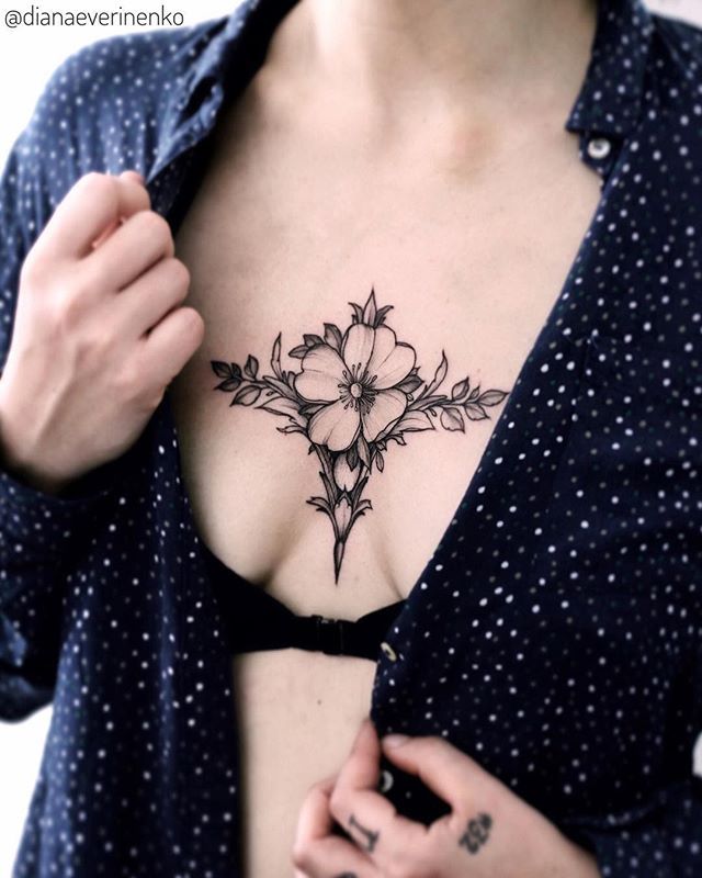 100 Nice Chest Tattoo Ideas Cuded Chest Tattoos For Women Tattoos Chest Tattoo