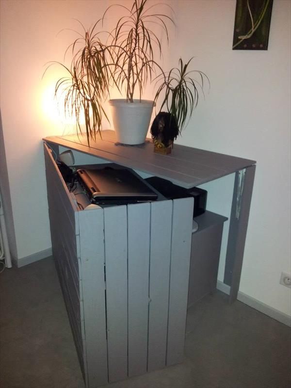 Diy Pallet Foldable Sectional Computer Desk Diy Pallet Foldable Sectional Computer Desk
