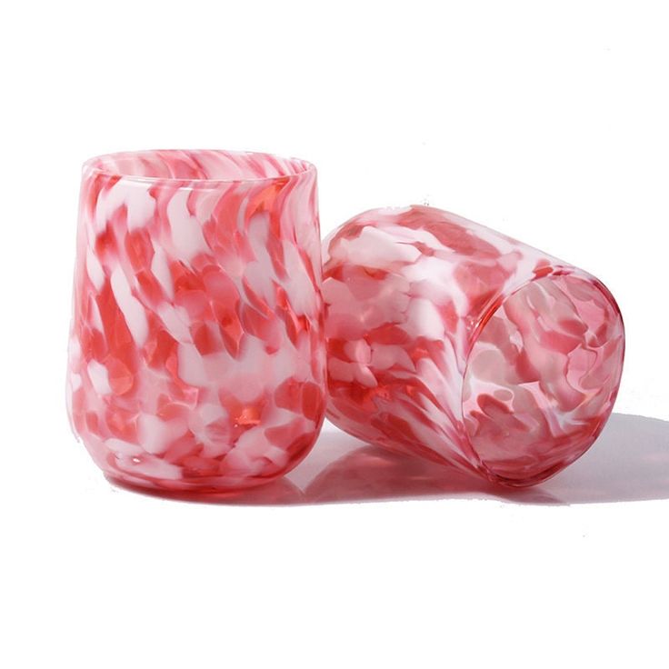 Stemless Wine Glass Flamingo Blown Glass Art Barware Glasses Stemless ms-excel-kya-hai