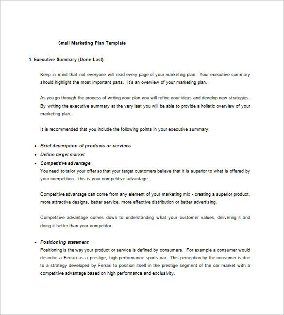 sample marketing proposal template