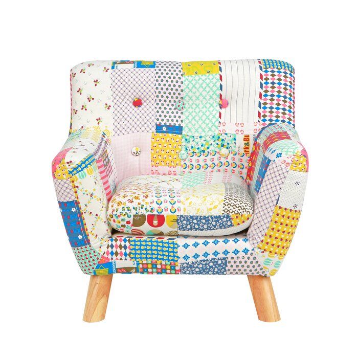Pin By Lisa Adames On She Shed In 2020 Patchwork Chair Kids Chairs Patchwork Armchair