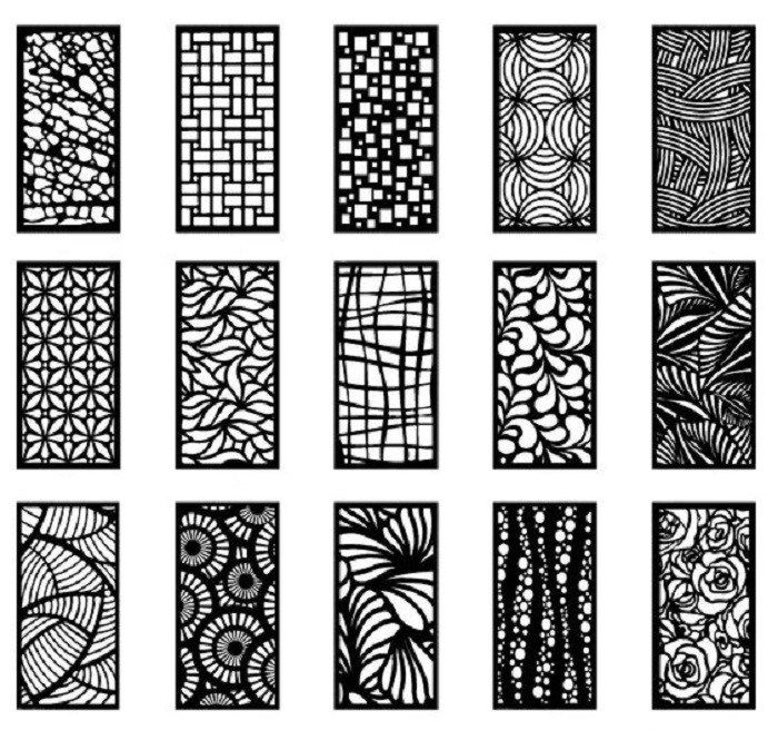 Collection Of Scrollwork Pattern Design Amee House Decorative Screen Panels Screens Metal Decorative Screens, Garden Screen Panels Bunnings