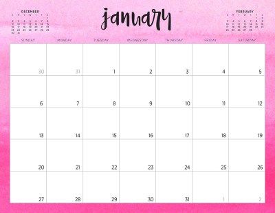 january 2019 calendar pink design 2019 calendar january calendar s
