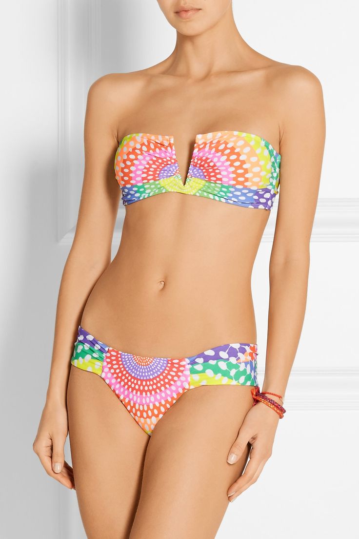 Multi colored neck tie bandeau bikinis Shaved door handles on a street rod