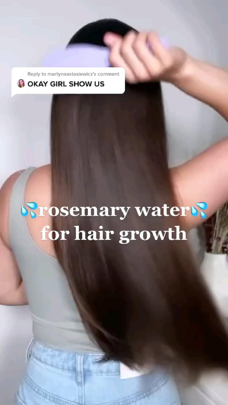 rosemary water 💧 for hair growth💇‍♀️ Pinterest